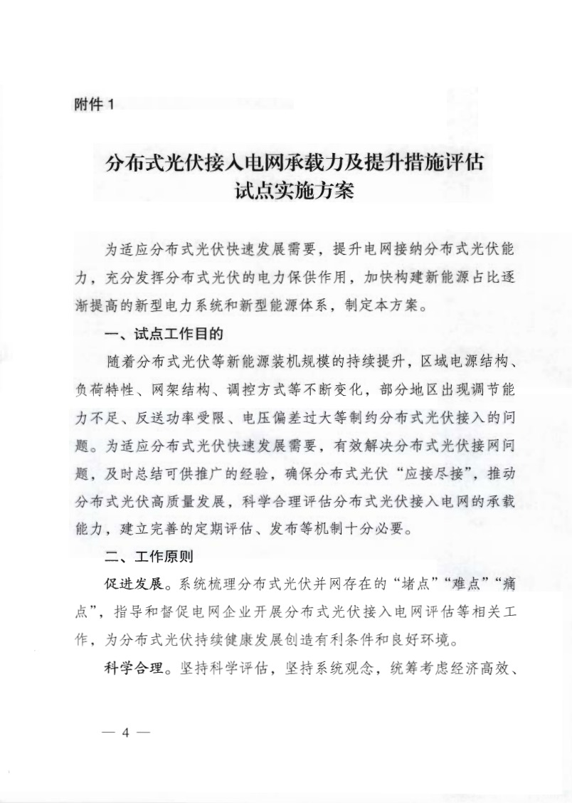 關(guān)于《國家能源局綜合司關(guān)于印發(fā)開展分布式光伏接入電網(wǎng)承載力及提升措施評估試點(diǎn)工作的通知》.jpg